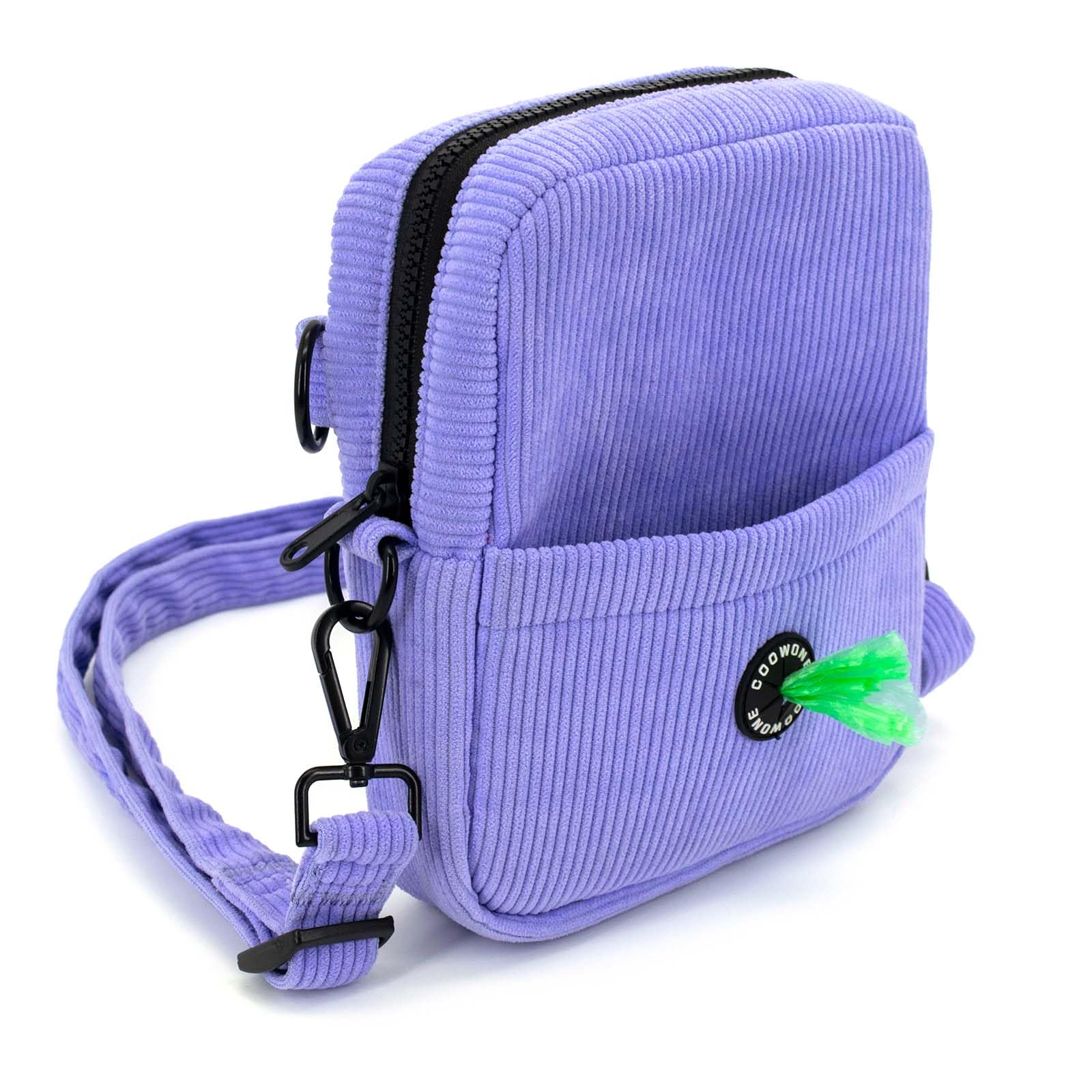 COOWONE dog treat pouch front view with large capacity for treats and essentials