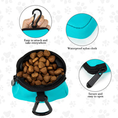 COOWONE lake-green pouch with secure zip to prevent spills during training.