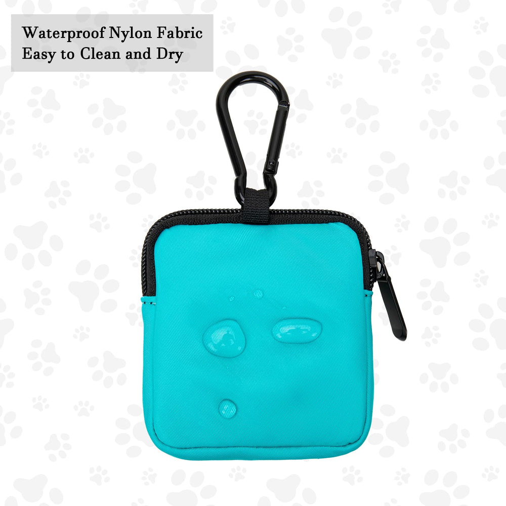 COOWONE waterproof nylon pouch keeps treats dry during outdoor walks.