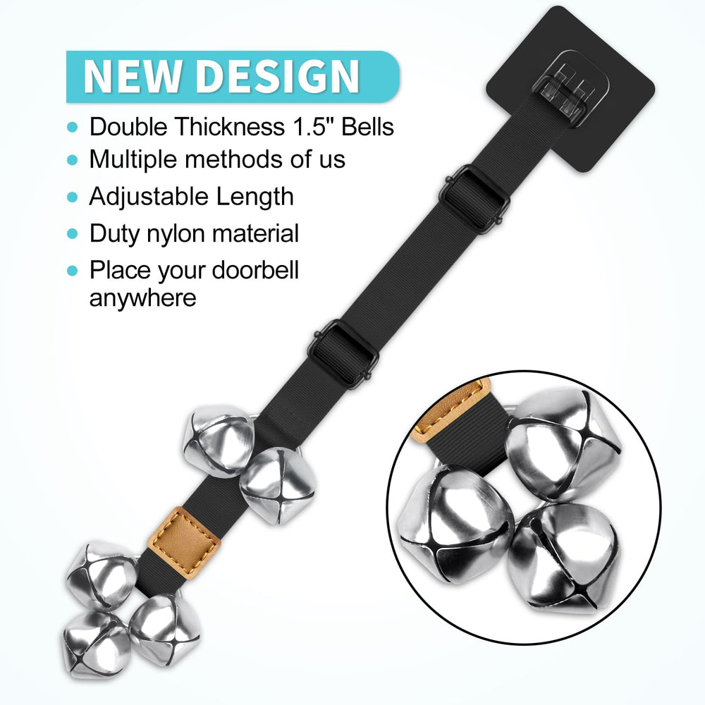 COOYOO five-extra-loud bells provide clear signals for house training