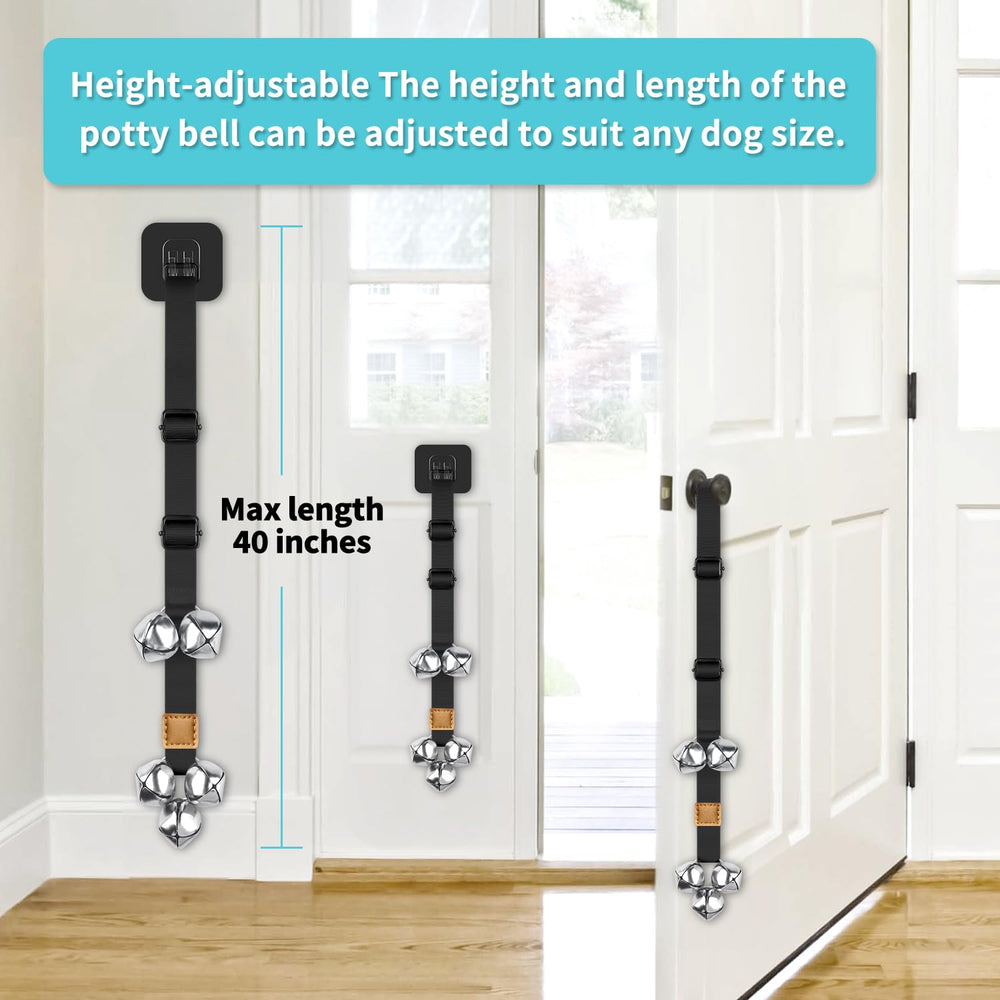 COOYOO black strap with polished hardware complements any home