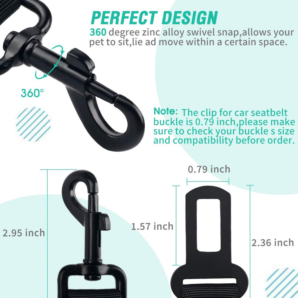 COOYOO value pack includes two belts and collapsible water bowl for convenience.