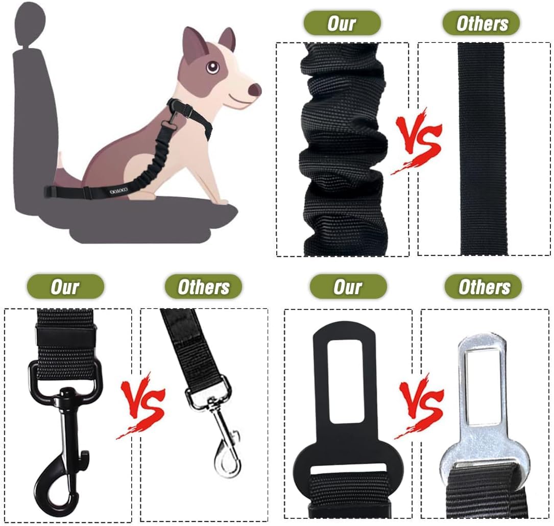 COOYOO universal-buckle-compatibility fits most vehicles for hassle-free setup.