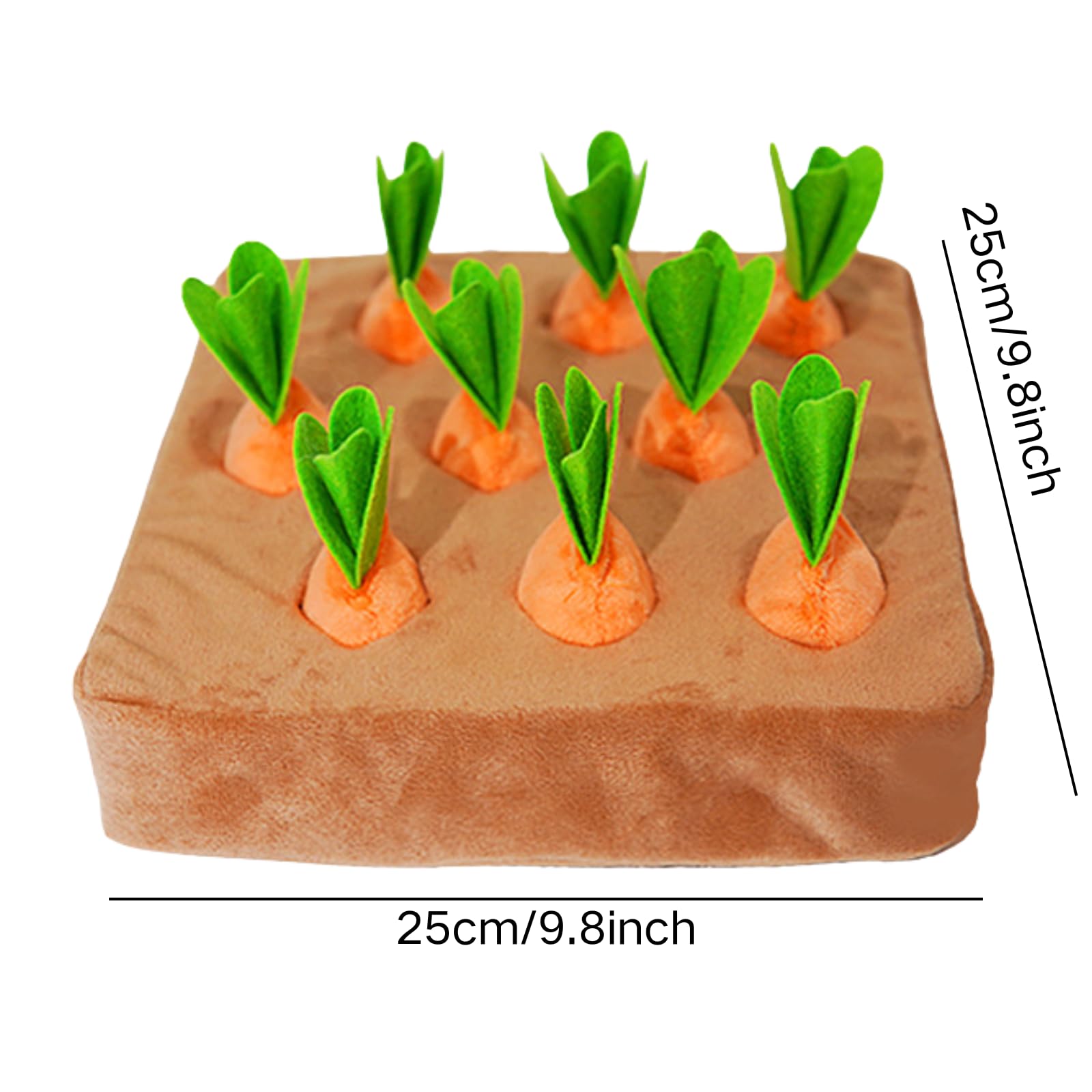 Copfeu rabbit toy with hidden treat holes for extended mealtime