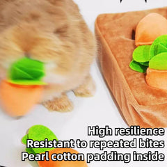 Copfeu plush carrot detail showing soft fabric and comfort