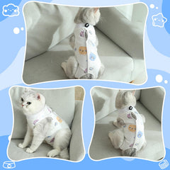 Coppthinktu cat recovery suit anti-licking design protects wounds during recovery.