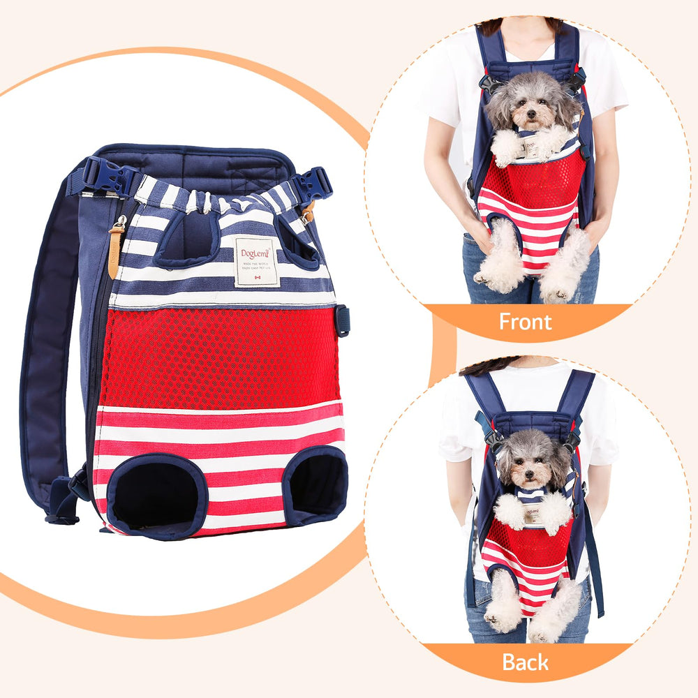 Coppthinktu dog carrier backpack durable canvas fabric offers lightweight travel durability.