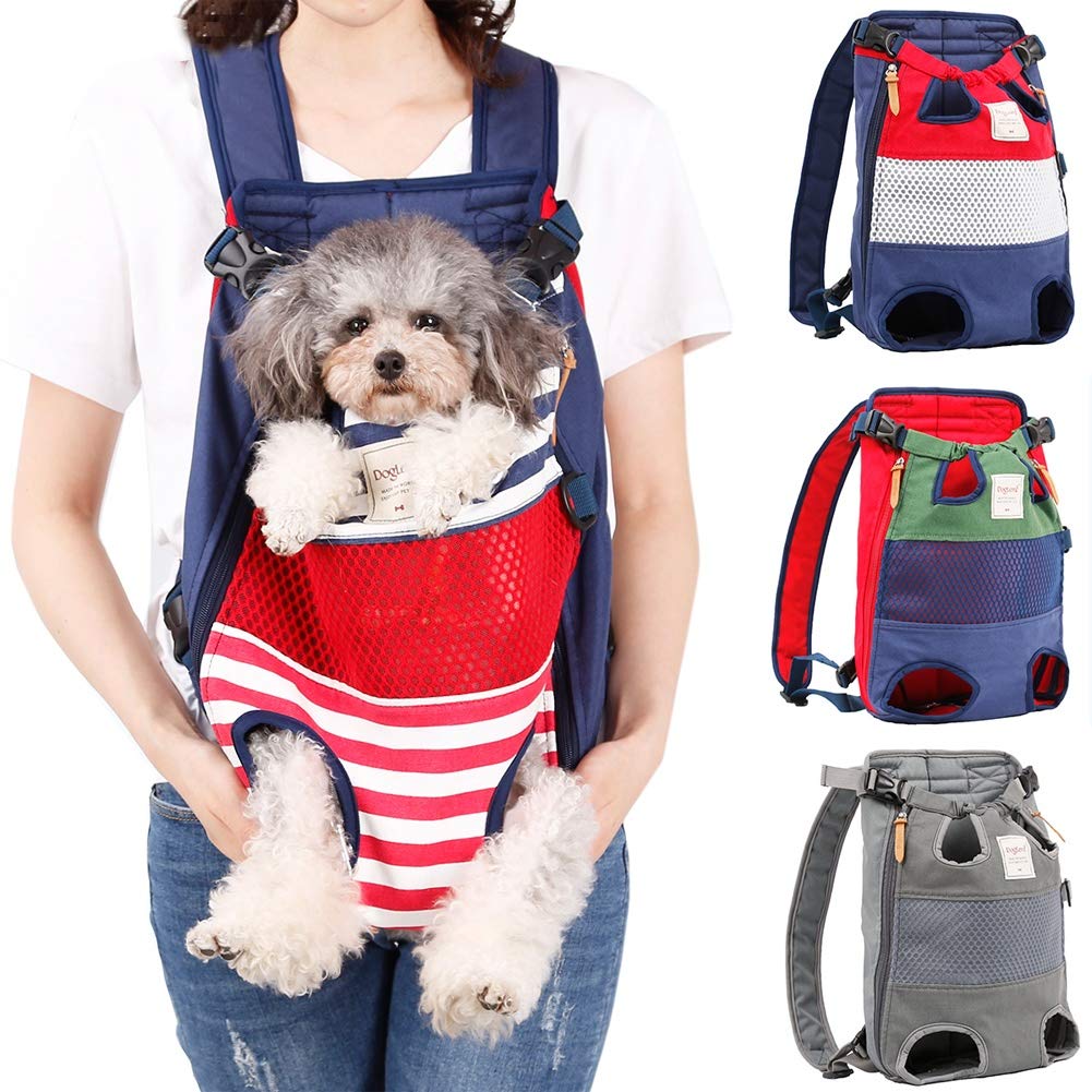 Coppthinktu dog carrier backpack top view with legs-out design for comfortable pet travel.