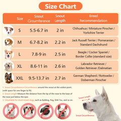 Coppthinktu dog muzzle adjustable snout-strap ensures a secure, custom fit.