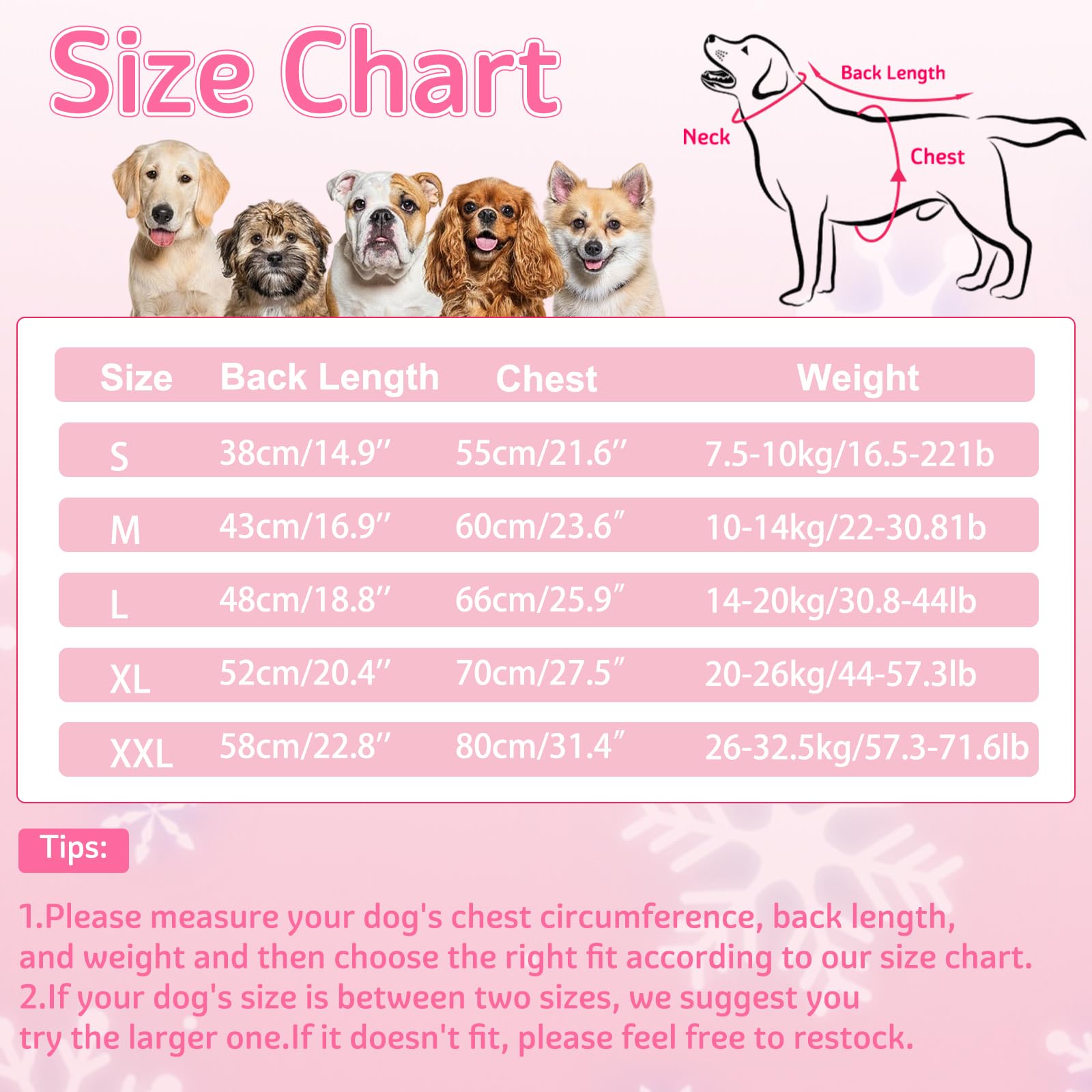 Coppthinktu dog winter coat open-style pullover for easy on-off
