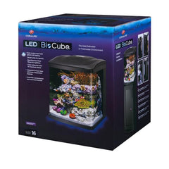 Coralife BioCube hood with customizable LED lighting for vivid colors.