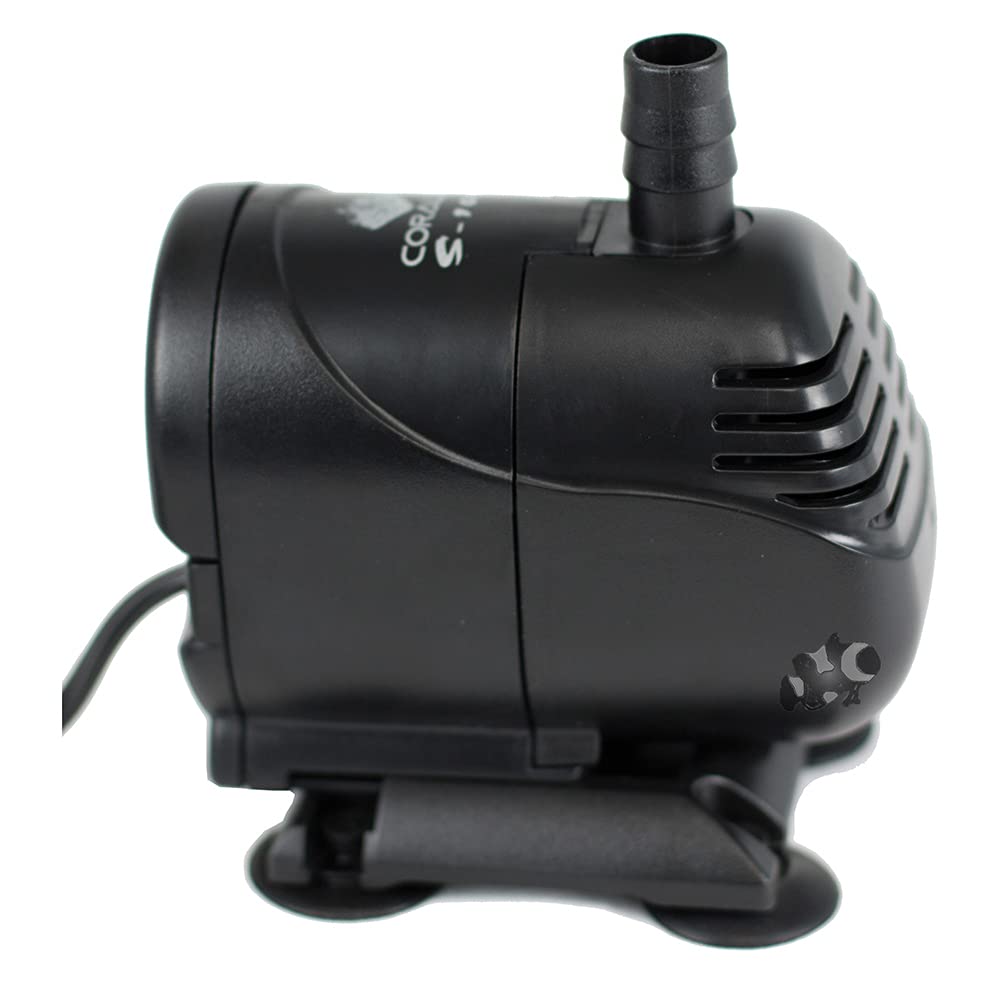 Coralife BioCube S-1000 pump side view showing compact design for tight spaces.