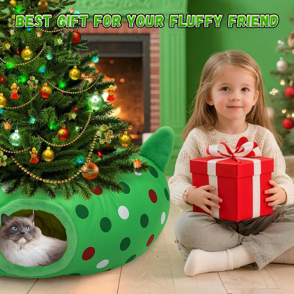 CORALMEE cat-tunnel-detachable-cushion aids easy cleaning.
