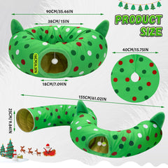 CORALMEE cat-tunnel-donut-shape demonstrates versatile 3-in-1 configuration.