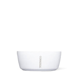 Corkcicle dog bowl 32oz stainless steel with gloss white finish for durable meals