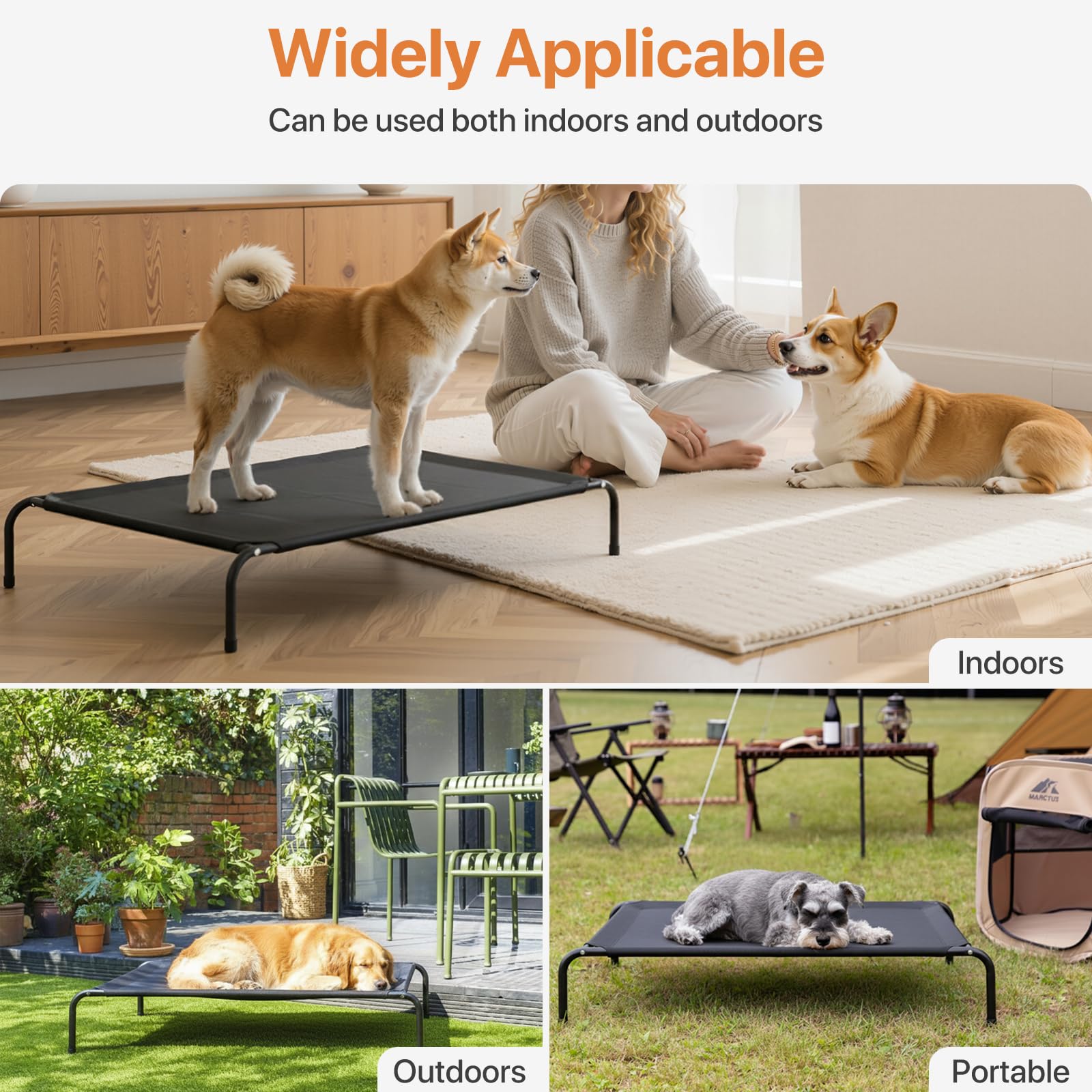 Cosita elevated dog bed easy 20-minute assembly for busy owners