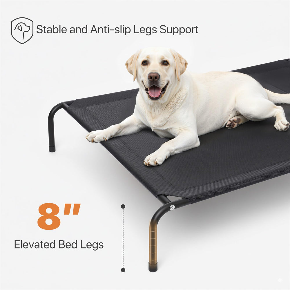 Cosita elevated dog bed 45-inch cot supports large dogs with sturdy frame