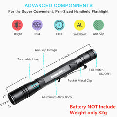 COSMOING UV flashlight detects pet stains on fabrics and carpets for quick spot checks.