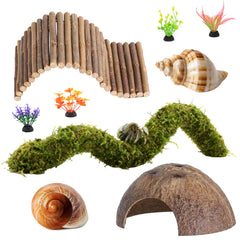 COSOC Hermit Crab Bendable Bridge promotes climbing and enrichment in tanks.