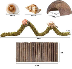 COSOC Hermit Crab Driftwood Climbing Toys support active exploration.