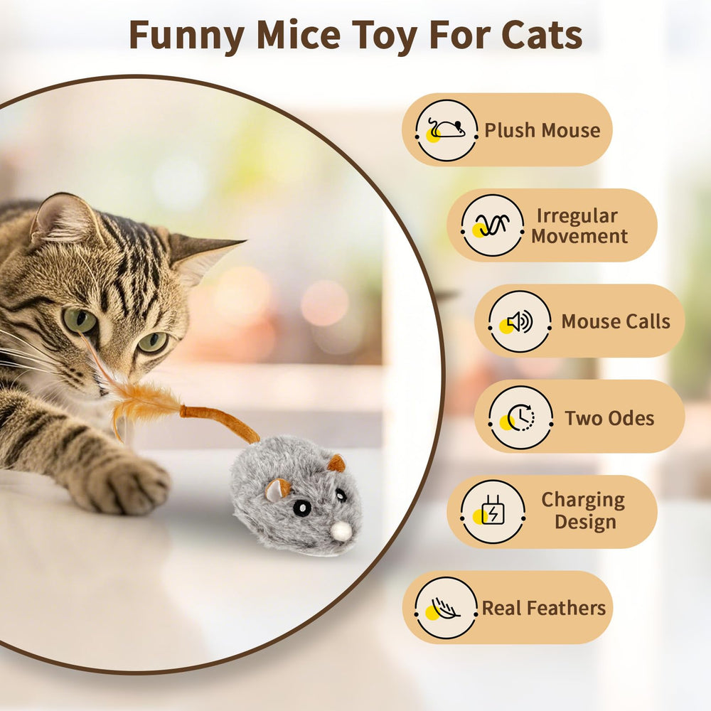 COSOWO 360-degree roll cat toy keeps cats guessing and engaged during play
