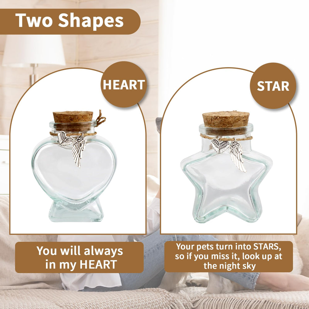 COSOWO dog fur keepsake bottle travel-friendly keepsake