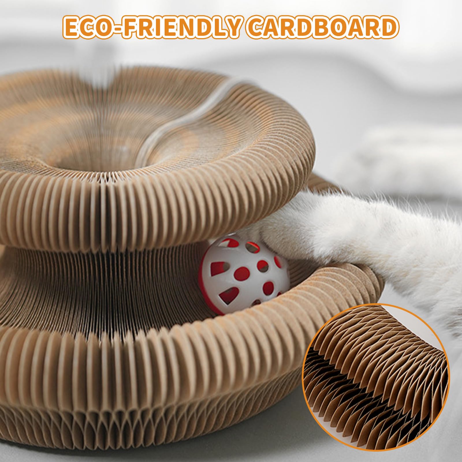 COSOWO Kitty Kurlz eco-cardboard highlights environmentally friendly materials