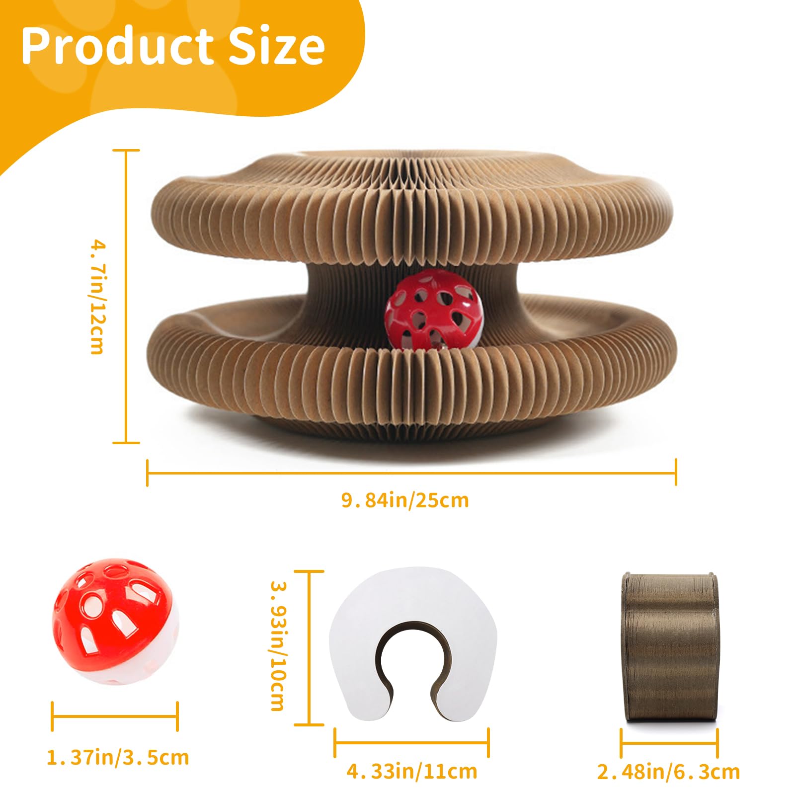 COSOWO Kitty Kurlz infinity-design shows double-sided fun for kittens