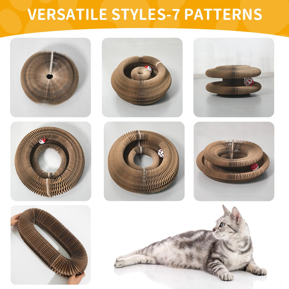 COSOWO Kitty Kurlz recycled cardboard texture feels satisfying to scratch.