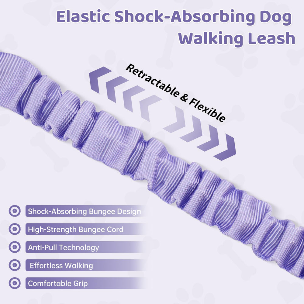 COSOWO shock-absorbing bungee extends up to 88 inches to reduce strain