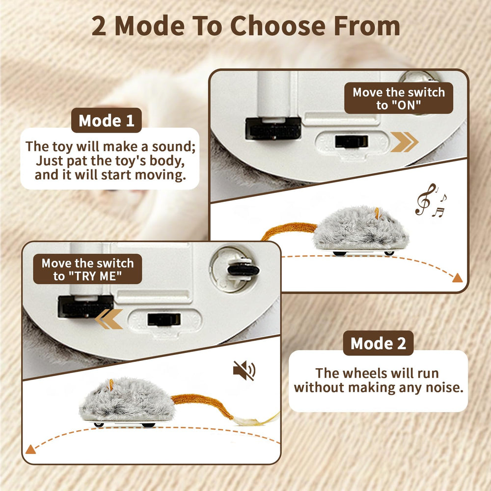 COSOWO USB charging cable included for quick, battery-free play sessions