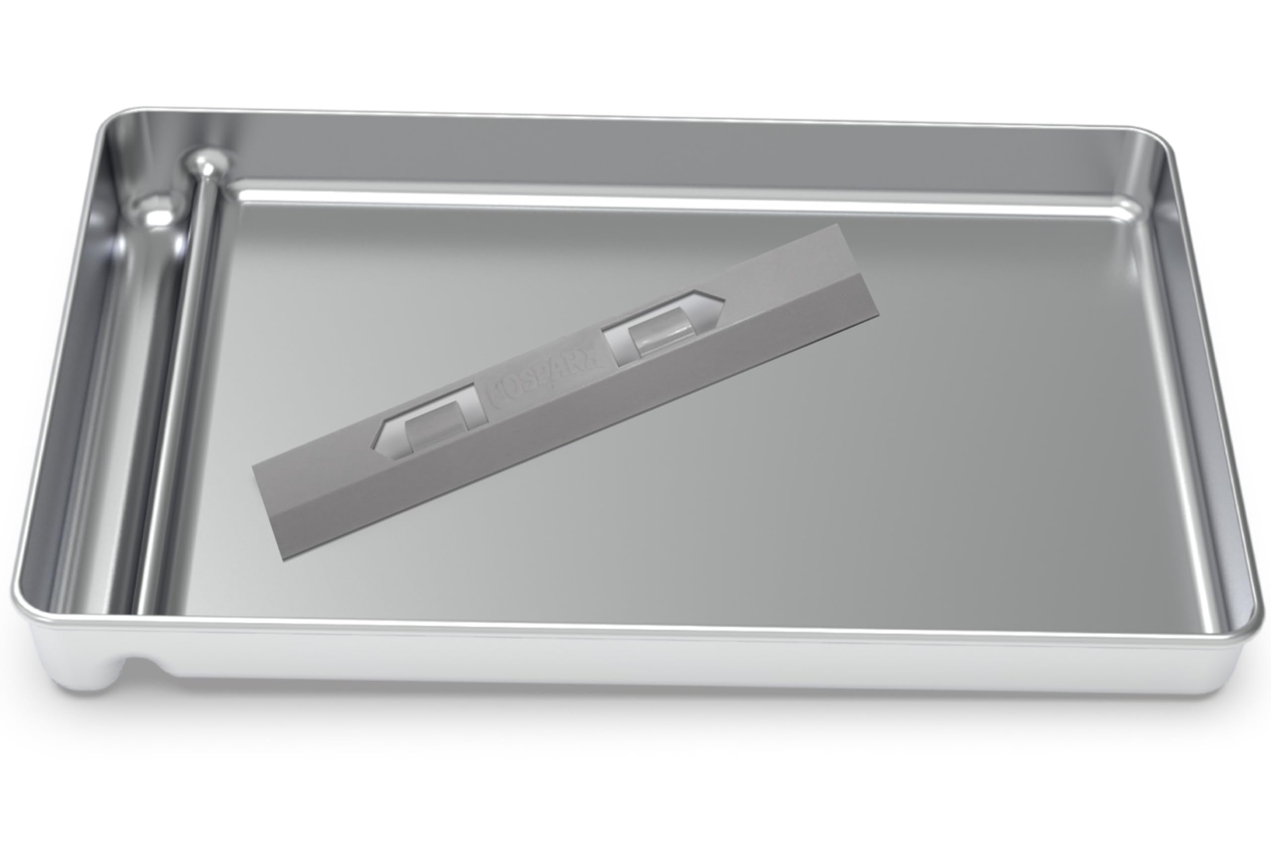 COSPARX upgraded stainless steel litter tray hood-clip design enhances secure attachment and odor containment