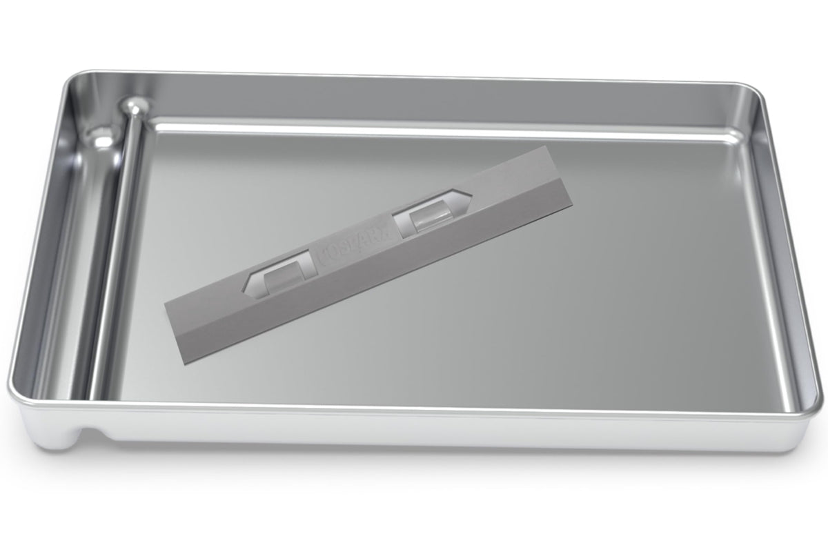 COSPARX upgraded stainless steel litter tray hood-clip design enhances secure attachment and odor containment