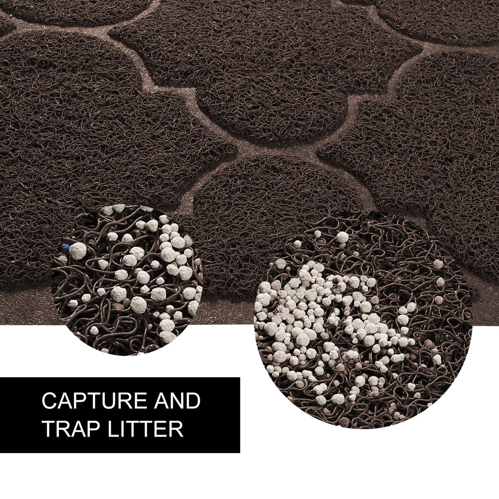 Cosyearn LittleTiger XL mat durable backing protects floors.