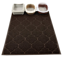 Cosyearn LittleTiger XL mat grooves capture litter from paws.