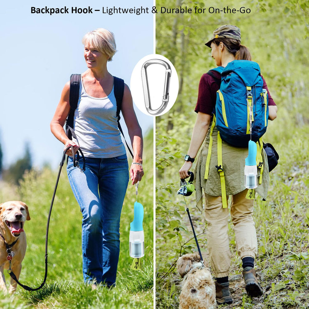 COTOP portable dog bottle ideal for walking, camping, and travel days.