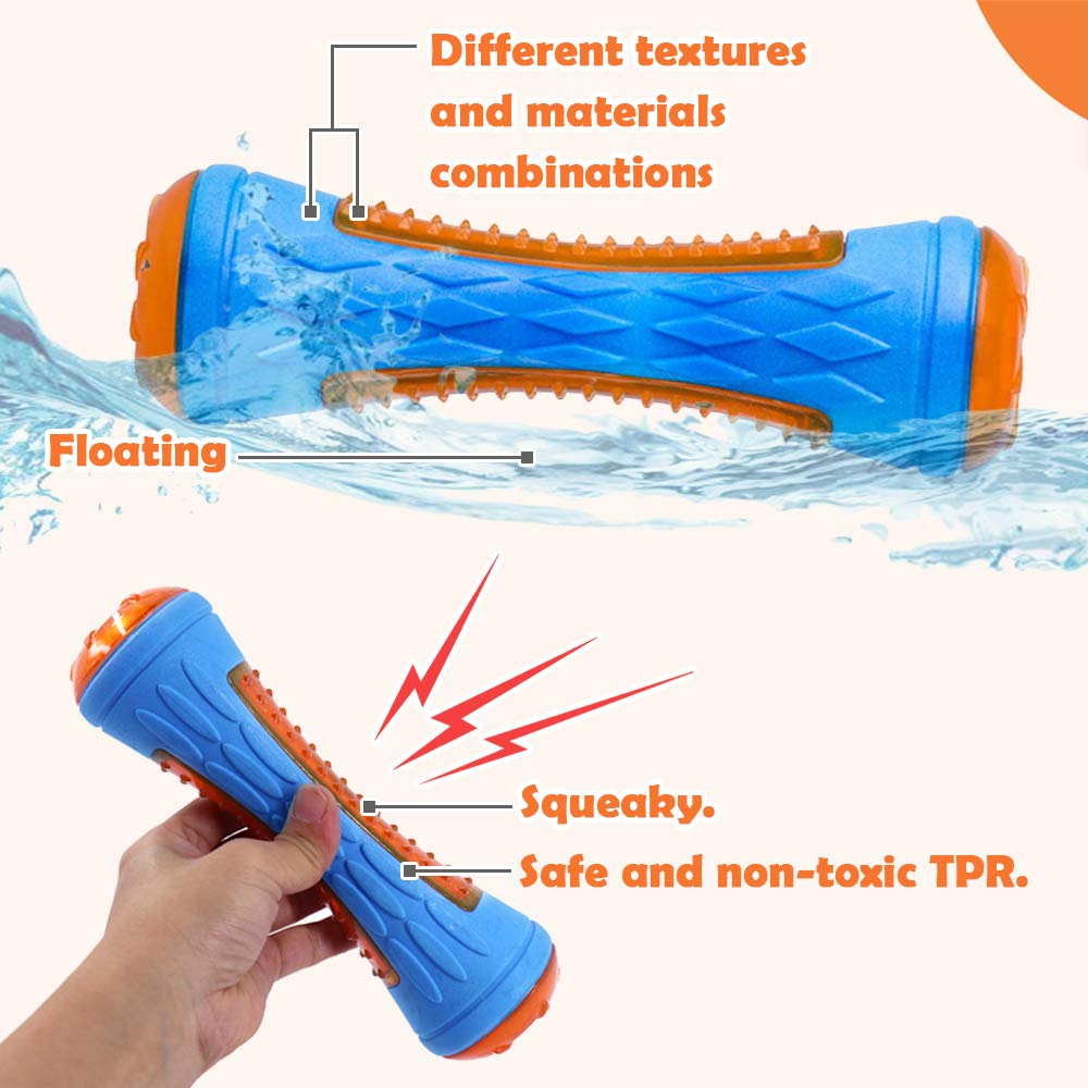 CoubonTail gear toy textured surface promotes varied biting.