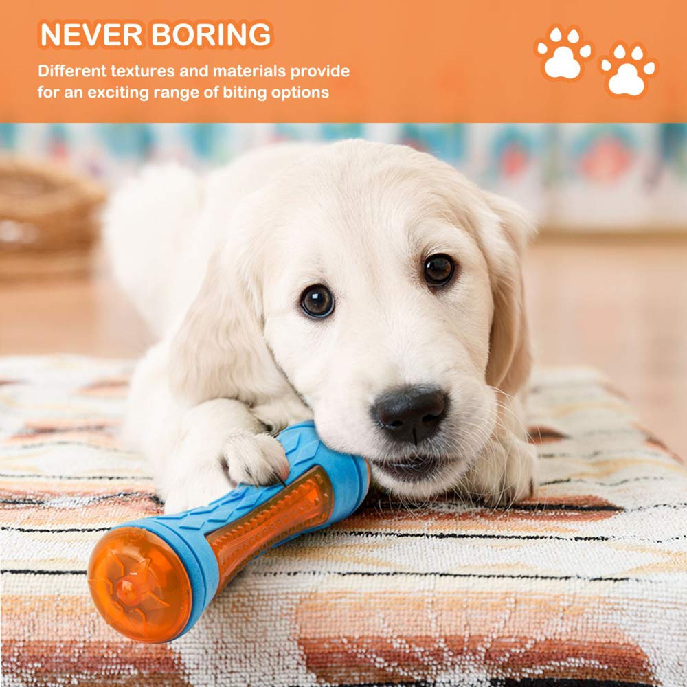 CoubonTail textured toy with bumps supports dental stimulation during play.