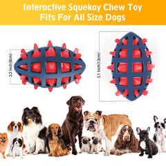 CoubonTail dog toy ball spiky texture image highlights dental-friendly play and chewing.