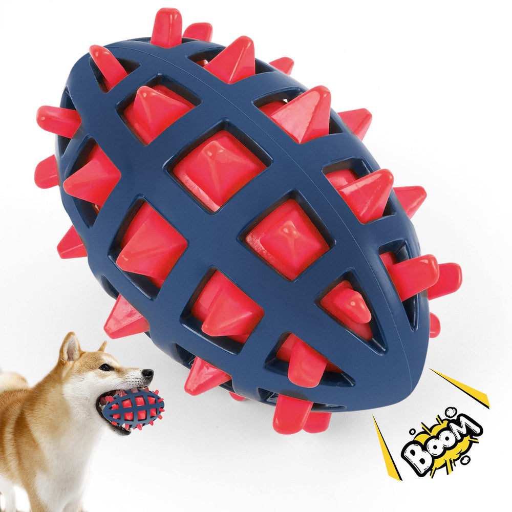 CoubonTail dog toy ball squeaker image shows a fetch-ready squeaky ball for training.