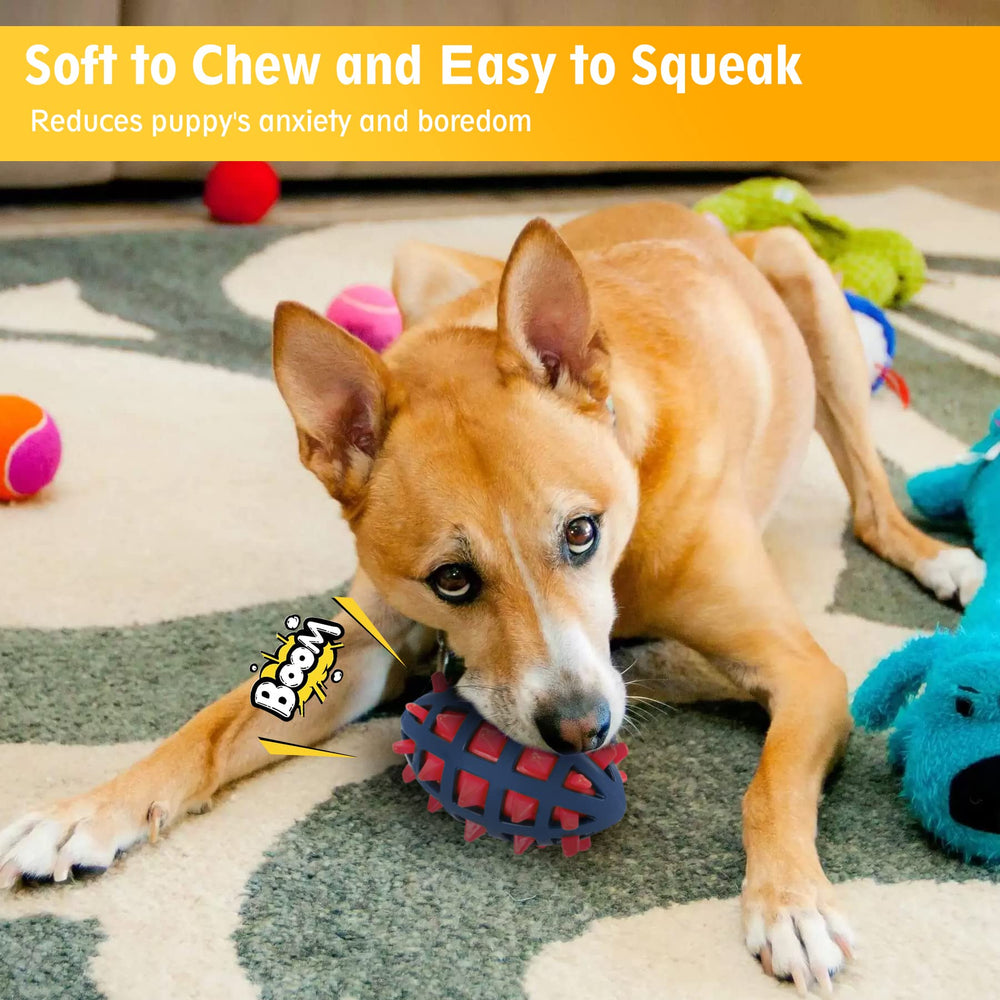 CoubonTail dog toy ball water-play image shows buoyant toy for aquatic fun.