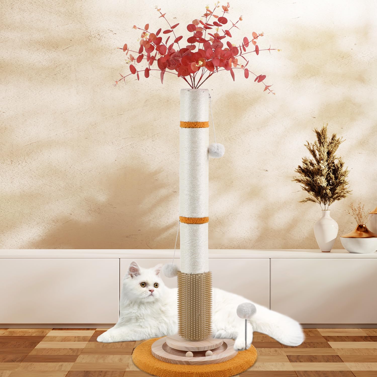 COUNER orange decorative design adds a stylish room accent for homes.