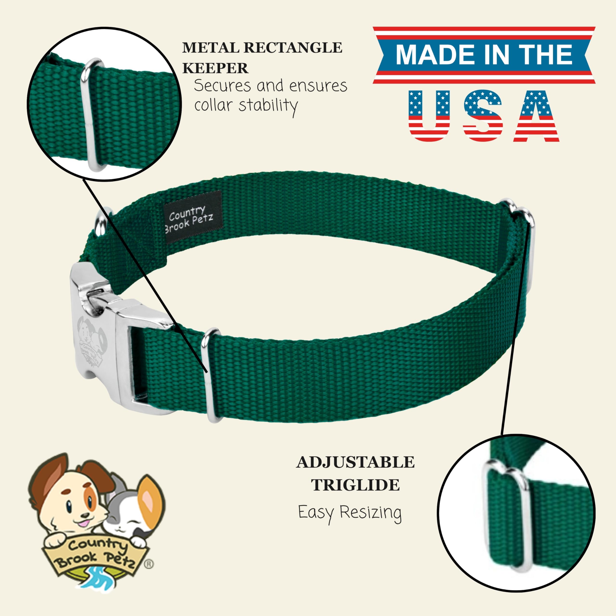 Country Brook Petz close-up of curved edges designed for canine comfort.