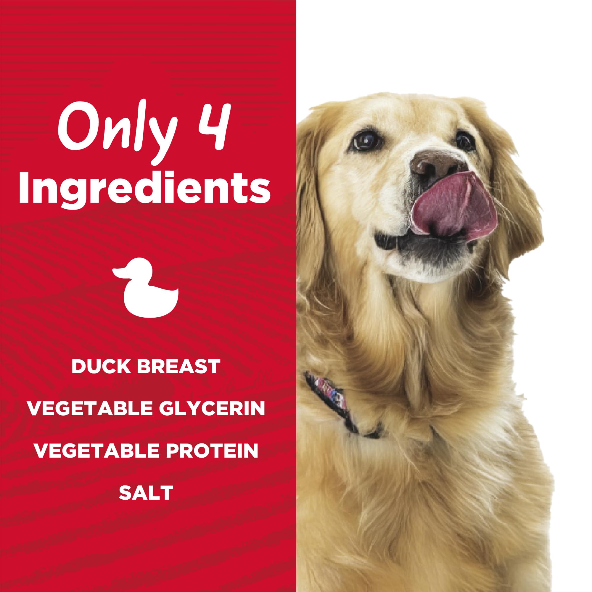 Country Kitchen Duck Jerky Tenders label showing no artificial colors for cleaner ingredients