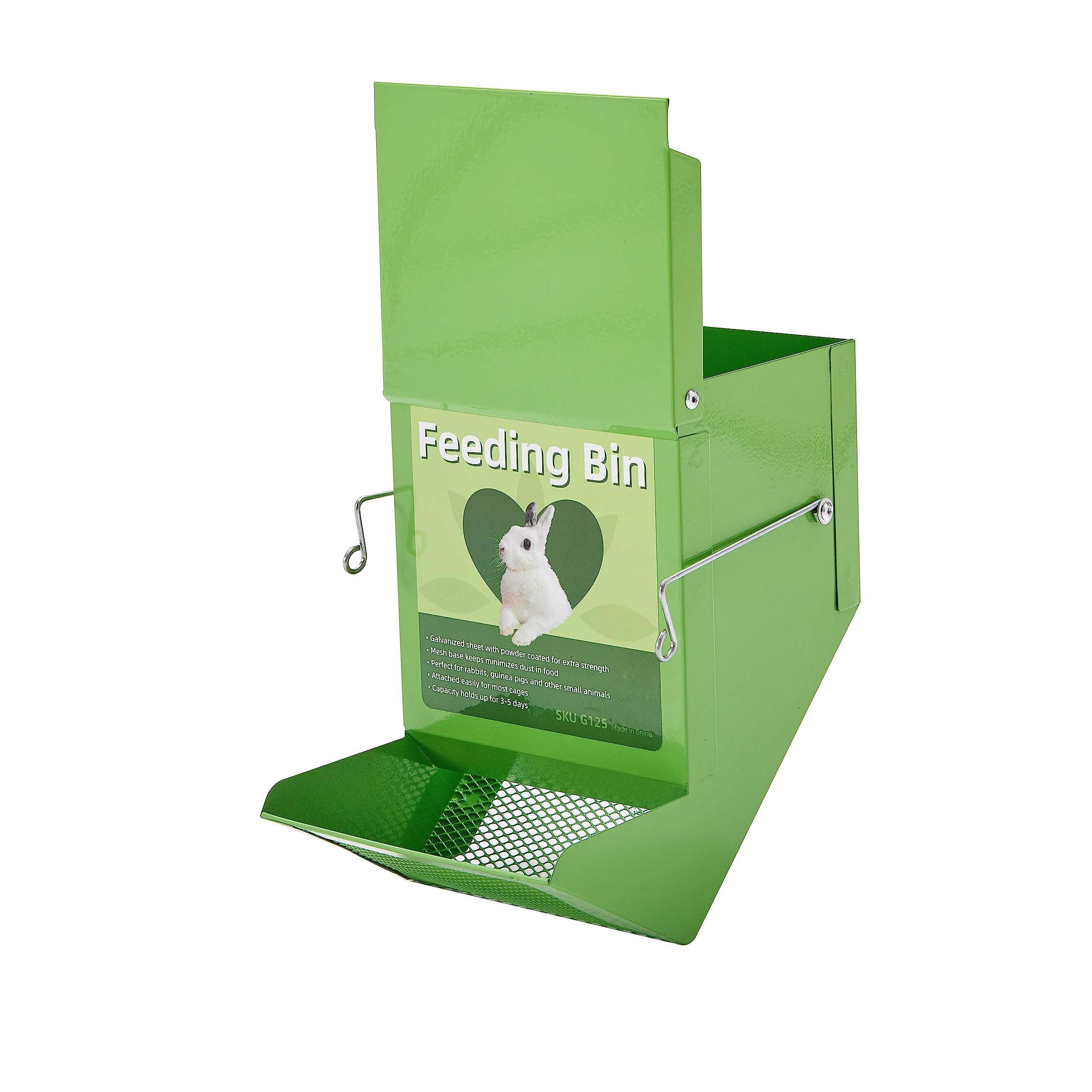 CounttyLivin gravity-bin feeder ensures steady food flow between refills.