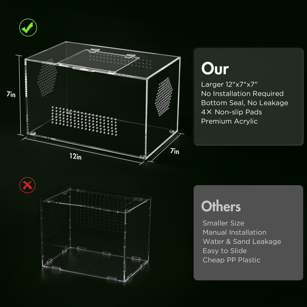 CourtyardAid crystal-clear acrylic view enables observing jumps and hunts from any angle.