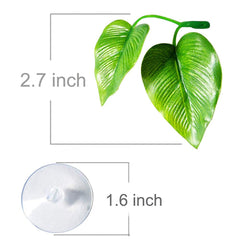 CousDUoBe Betta leaf pad smaller leaf creates cozy resting nook.