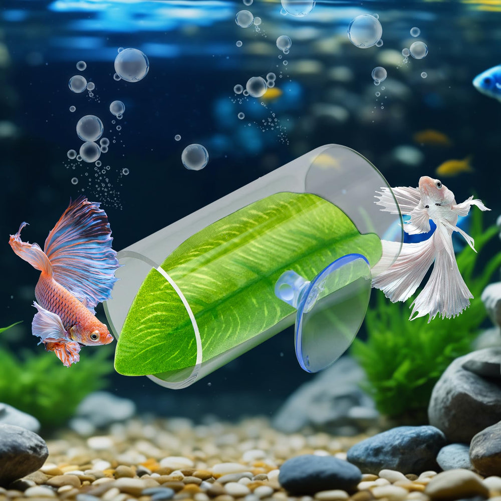 CousDUoBe Betta tunnel safe-materials construction ensures durability in freshwater or saltwater.