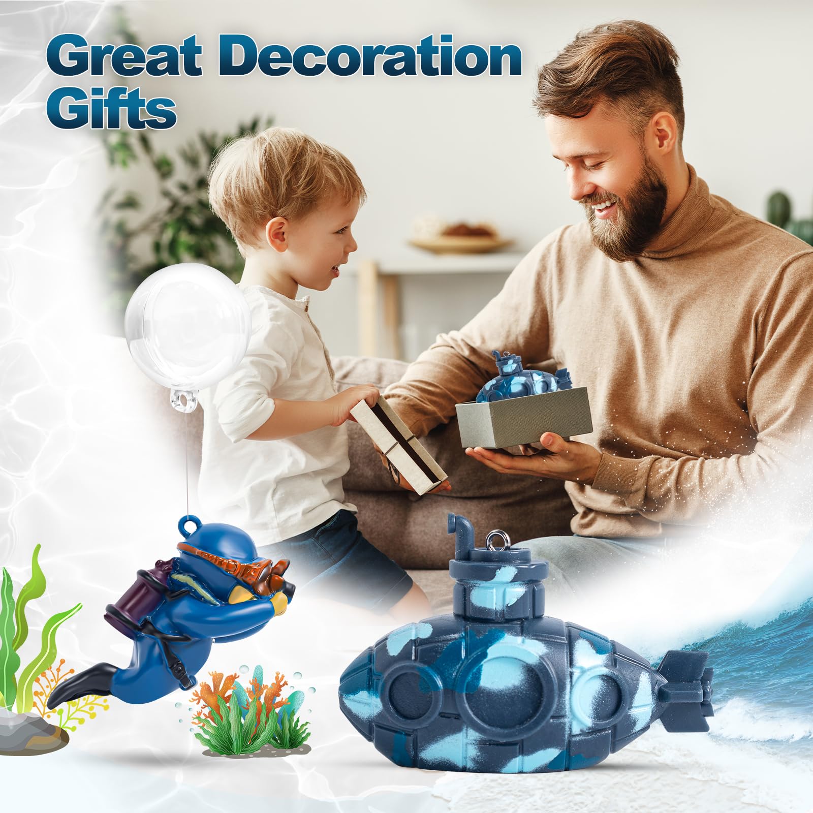 CousDUoBe gift for aquarium lovers, ideal for birthdays and holidays.