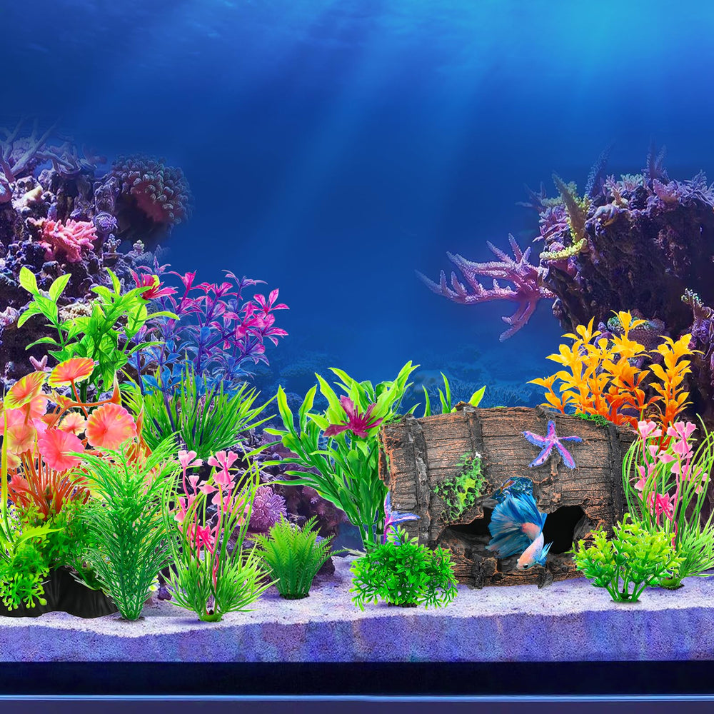 CousDUoBe resin-fish-tank-decoration is water-safe and low-maintenance.